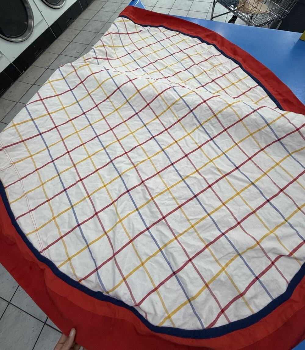 Mr. Jeeves Vintage Circular Tablecloth 5 Foot Diameter